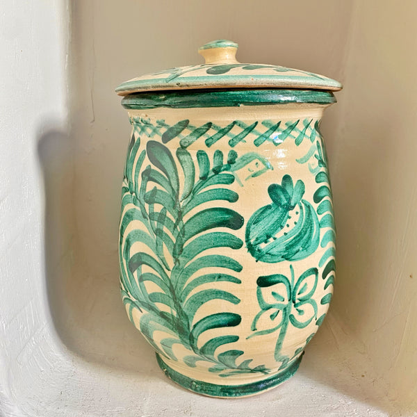 Grand pot en terre cuite vernissée