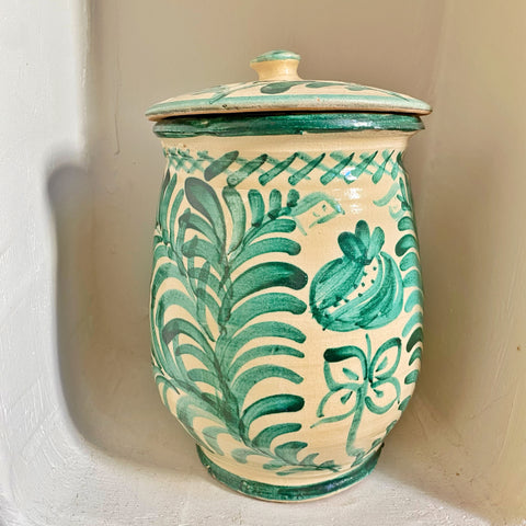 Grand pot en terre cuite vernissée