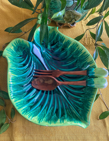 Lot fabienne plat et Grand saladier / plat Vallauris