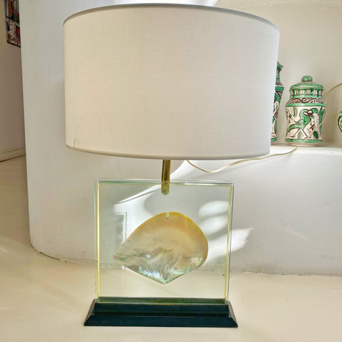 Lampe inclusion nacre