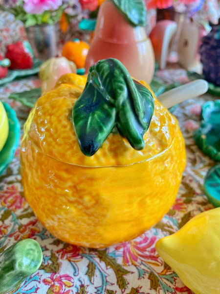Pot orange 🍊 en barbotine