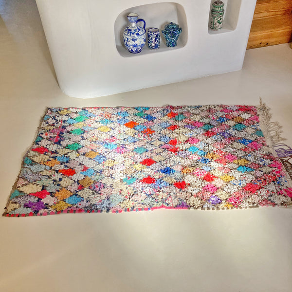 Tapis berbère boucherouite