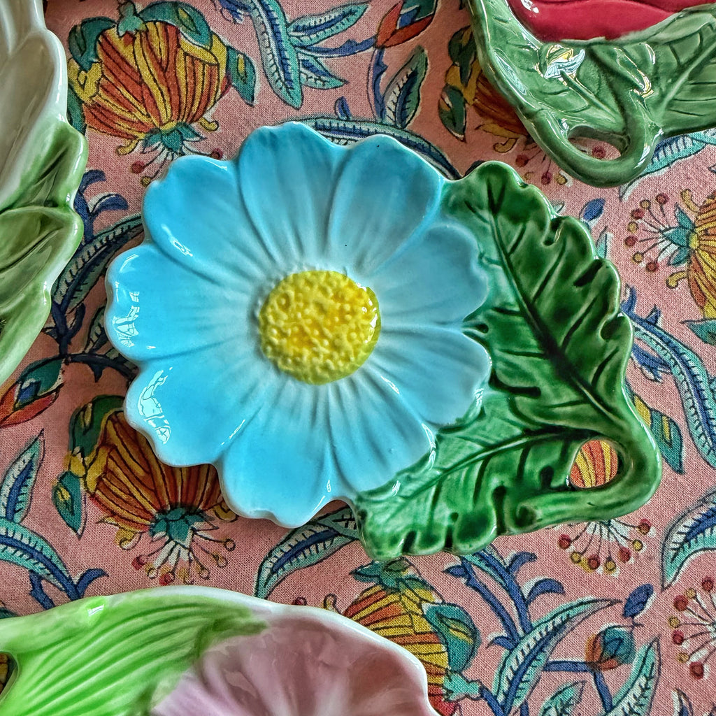 Ravier fleur barbotine