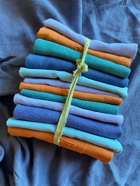 Lot 12 serviettes anciennes