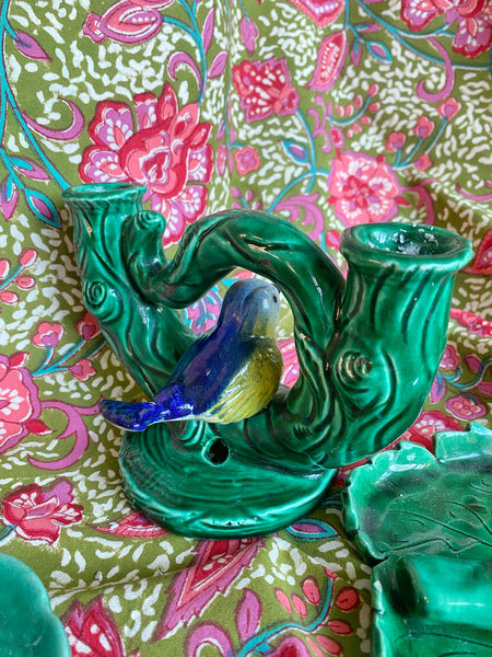 Bougeoir barbotine oiseau