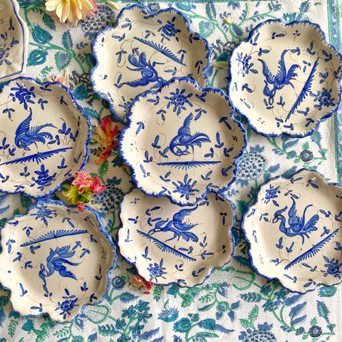 7 assiettes Moustiers