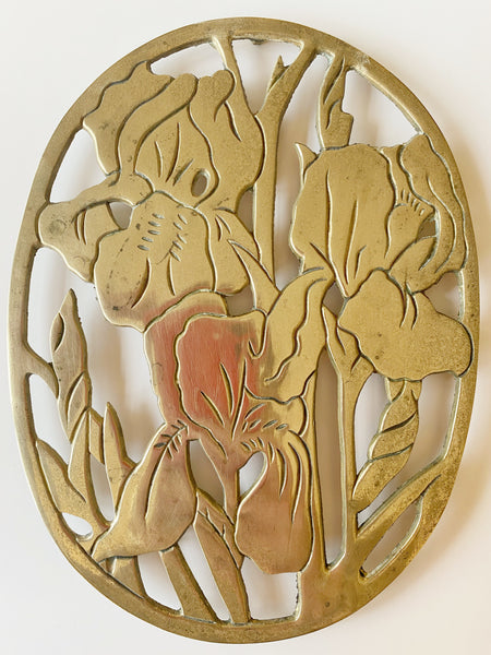 Dessous de plat vintage iris