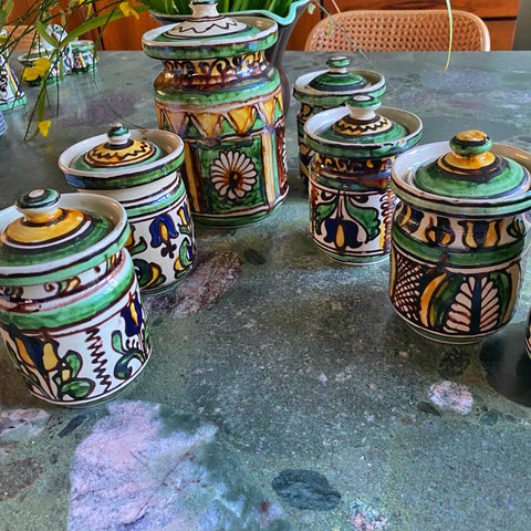 Ensemble pots terre cuite