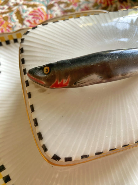 Boite ancienne sardine porcelaine