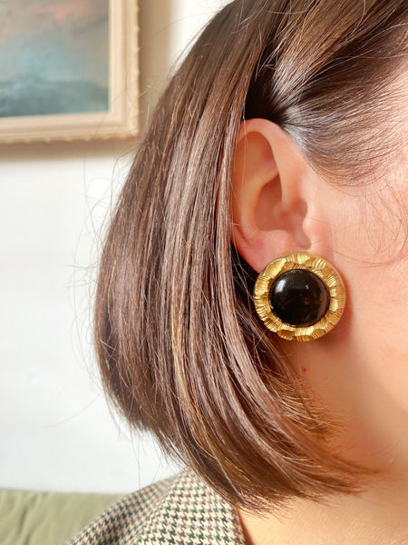 Boucle d’oreille rondes
