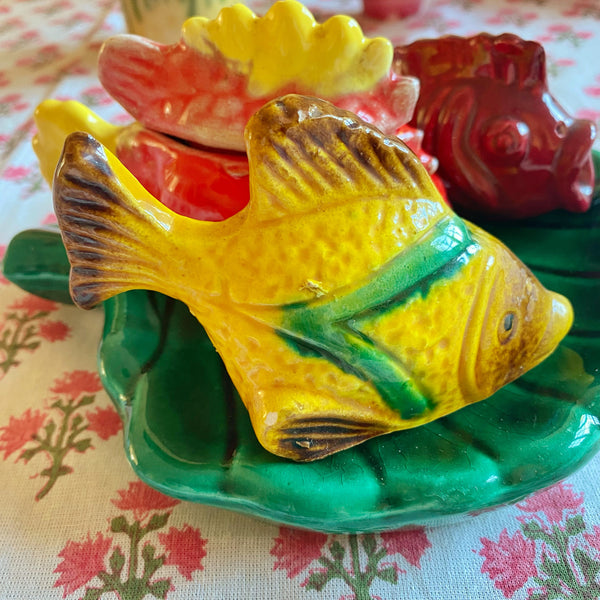 Ensemble Salière poivrière moutardier vintage
