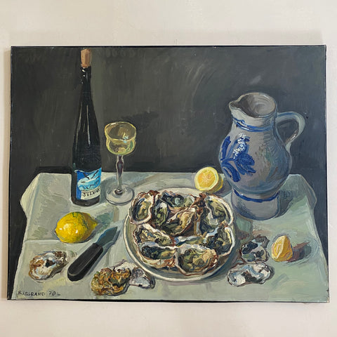 Tableau les huîtres