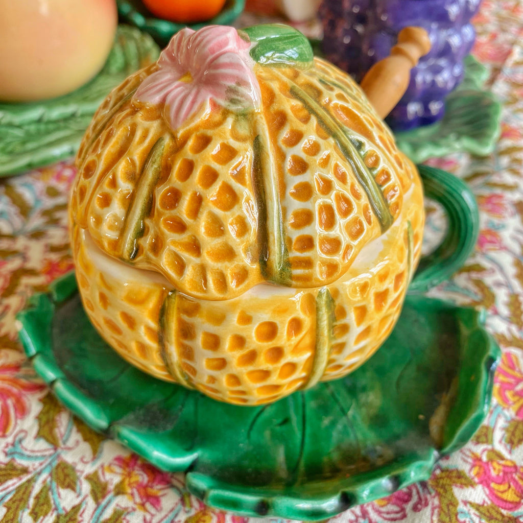 Pot melon en barbotine