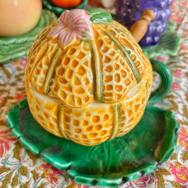 Pot melon en barbotine