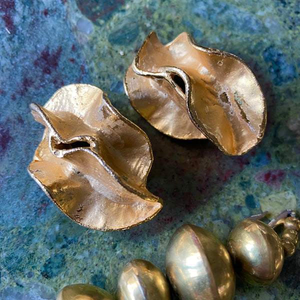 Boucle d’oreilles vintage couture