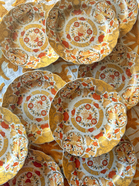 9 assiettes porcelaine chinoise