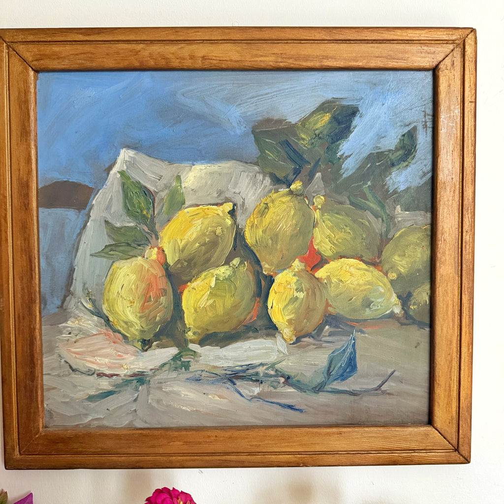 Peinture à l’huile vintage