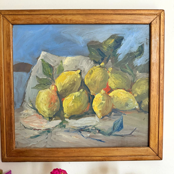 Peinture à l’huile vintage