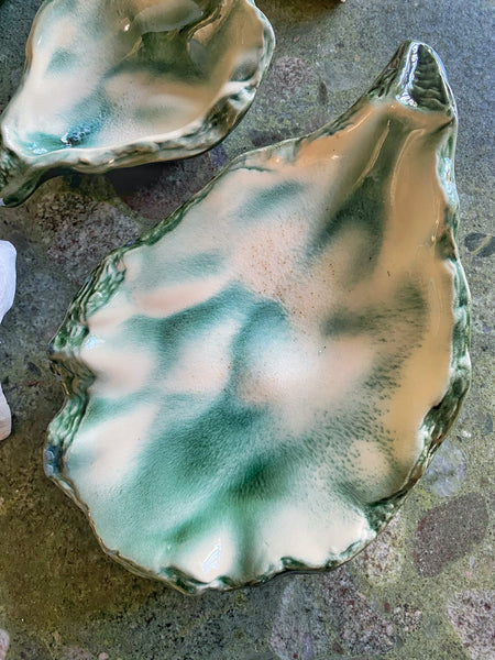 Trio plats huîtres céramique