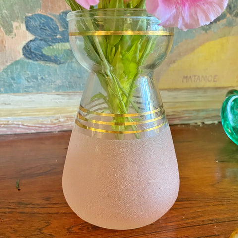 Vase bulbe art deco