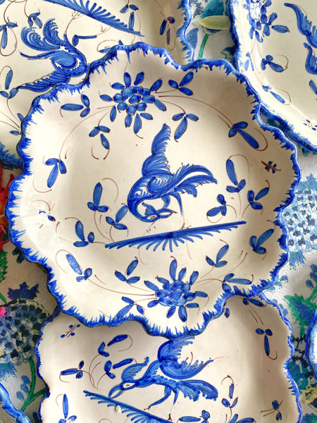 7 assiettes Moustiers