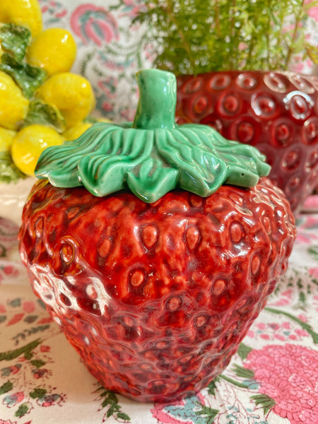 Pot fraise barbotine