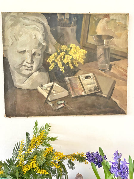Tableau scène d’atelier