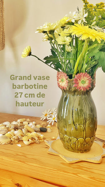 Vase debut XXeme barbotine