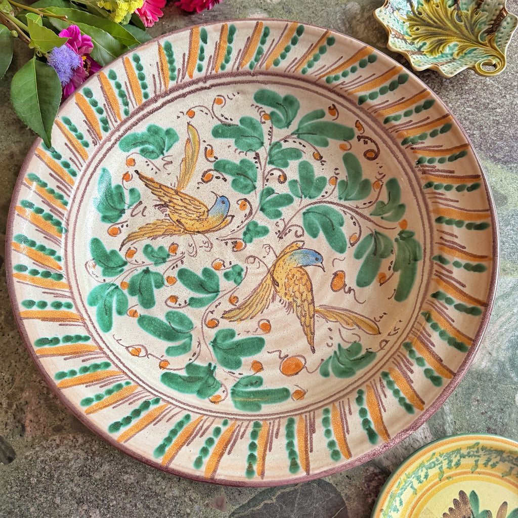 Grand plat ancien caltagirone