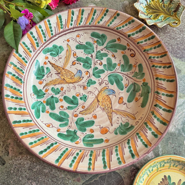 Grand plat ancien caltagirone