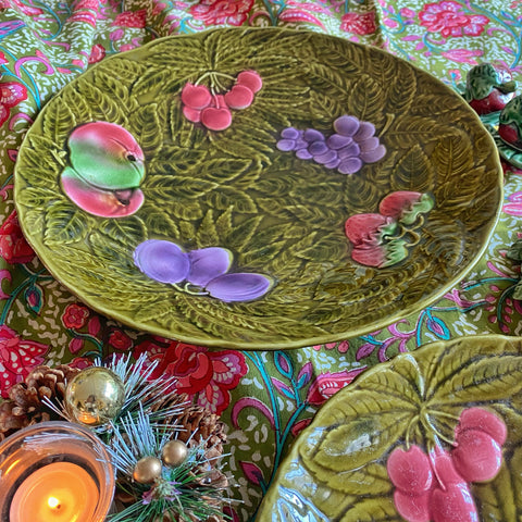 Plat creux barbotine Sarreguemines