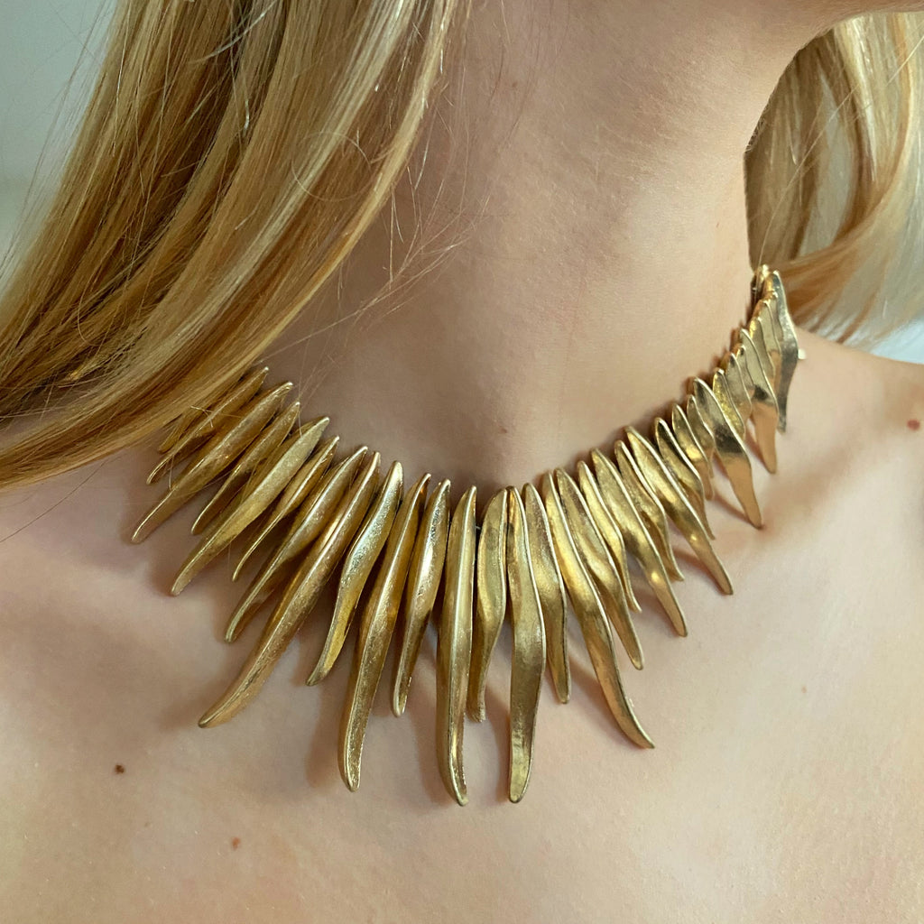 Collier vintage flammes