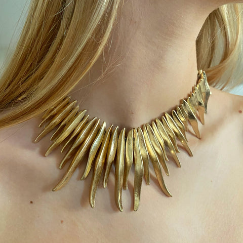 Collier vintage flammes