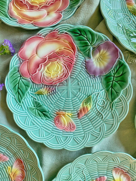 6 grandes assiettes vintage