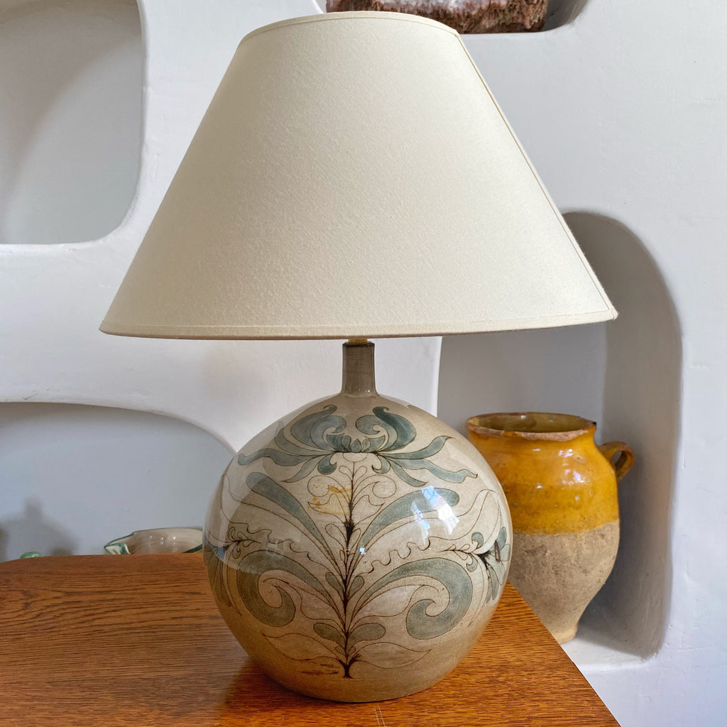 Lampe céramique vintage