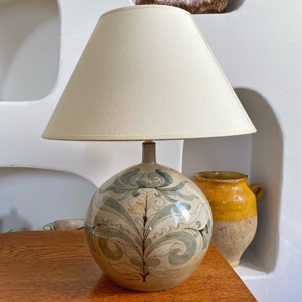 Lampe céramique vintage