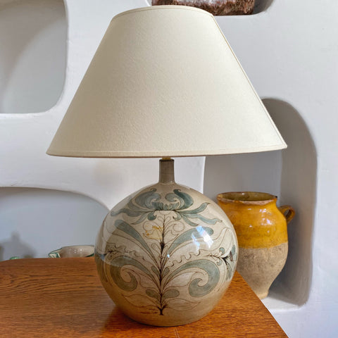 Lampe céramique vintage