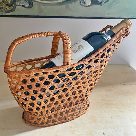 Porte bouteille vannerie