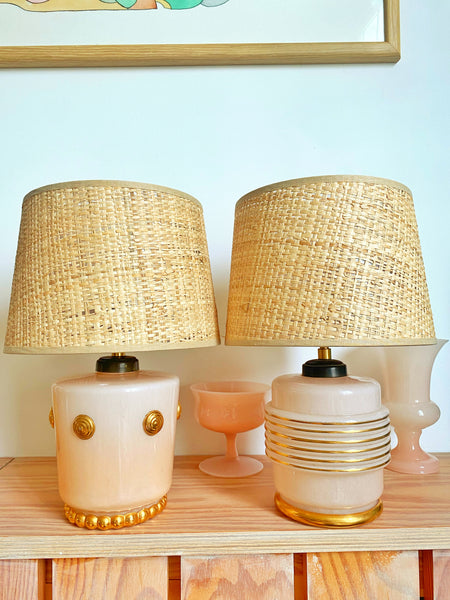 Paire de lampes art deco