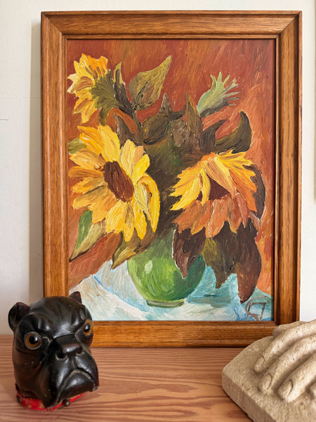Nature morte aux tournesols