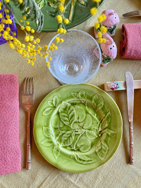7 Assiettes barbotine Choisy le roi