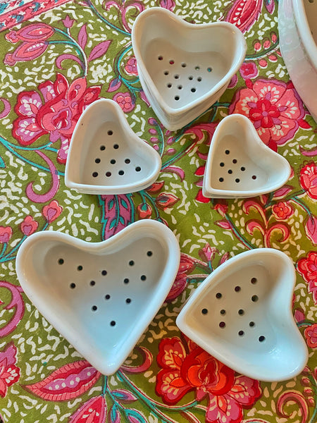 Coeur vintage faisselle