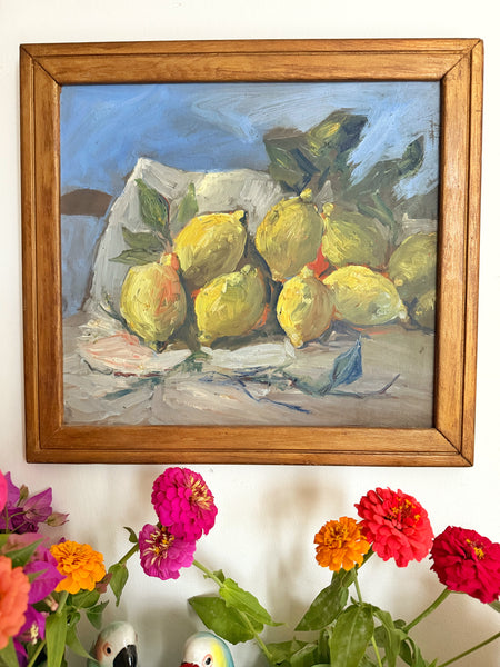 Peinture à l’huile vintage