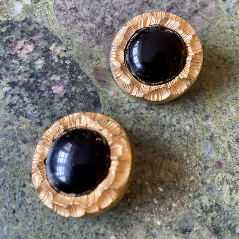 Boucle d’oreille rondes