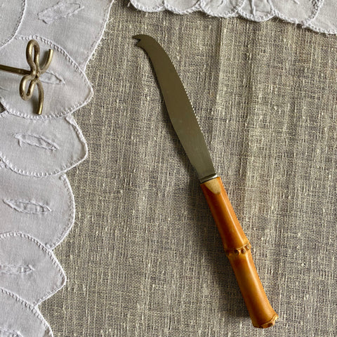 couteau fromage bambou