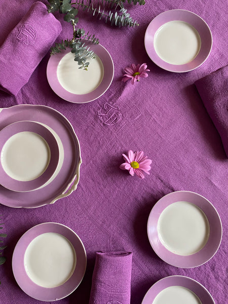 Nappe ancienne brodée