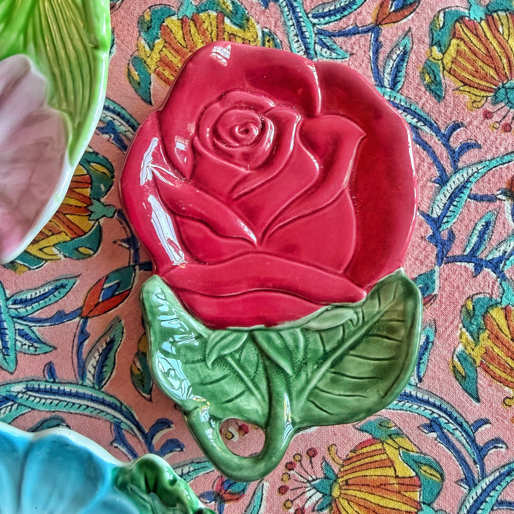 Ravier fleur barbotine