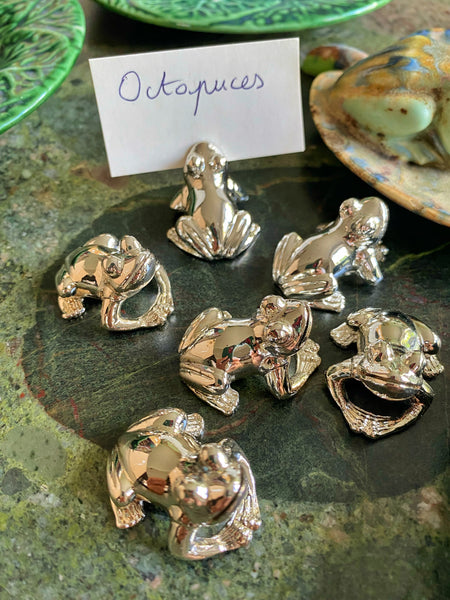 6 porte noms grenouille