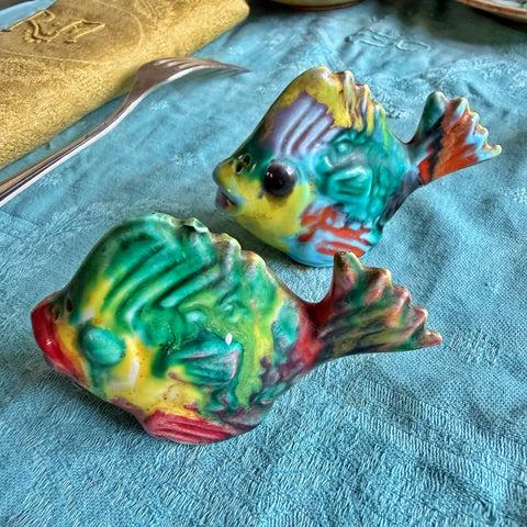 Saliere poivrière poissons