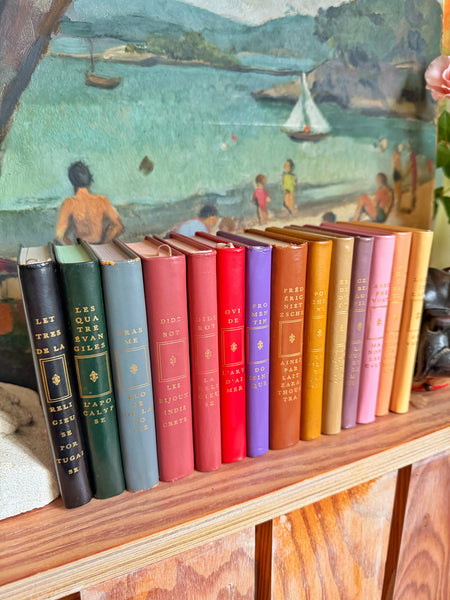 Ensemble 14 livres reliés